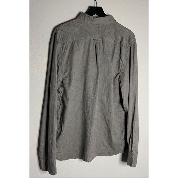 Nifty Genius Gray Long Sleeve Button Up Size XXL - Picture 2 of 11